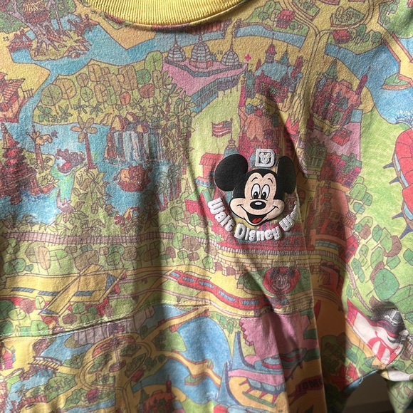 Walt Disney World Spirit Jersey Vault Retro Map Long Sleeve Size S - Picture 6 of 6